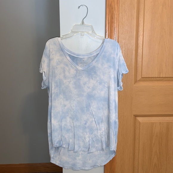 American Eagle Outfitters Tops - 2/$15 American Eagle Soft&Sexy Blue Tie Dye Shirt
